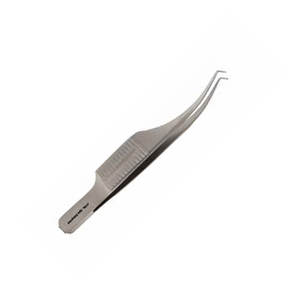 Pinzas de Microsutura Barraquer Colibri 1x2 Dientes, Punta de 0.12 mm, Acero Inoxidable, Instrumento Microquirúrgico Manual, 7.5 cm de Longitud, CE - Product Image 4