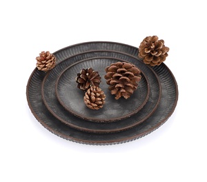 AK Brass New Arrival Iron Metal Beautiful Tea Serving <b>Tray</b> Decorative Dining Table Top <b>Tray</b> Home <b>Office</b> Coffee Serving <b>Tray</b> - Product Image 1