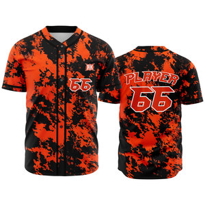 Maillots de baseball et de softball respirants au design personnalisé, meilleurs ventes, uniformes à manches courtes OEM de haute qualité, ensemble de vêtements de sport - Product Image 1