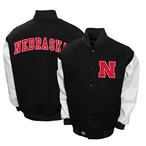 Custom Embroidery Men's Crew Neck Varsity <b>Jacket</b> Reversible <b>Heated</b> Winter Breathable Wool Liner Casual Streetwear - Product Image 5