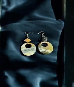 Último diseño vaca cuerno de buey hecho pendiente cuerno de búfalo pendiente joyería elegante Natural personalizar tamaño diseño joyería pendiente - Product Image 3