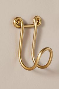 Fuerte gancho de pared de aluminio resistente con estilo artístico diseñado para patios de paredes exteriores y áreas de entrada - Product Image 3