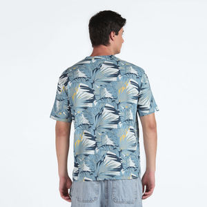 Camiseta de Punto Sublimada Personalizada de Estilo Urbano, Fabricación OEM, Marca Privada, Tejido Suave, Secado Rápido, Atuendo Informal - Product Image 3