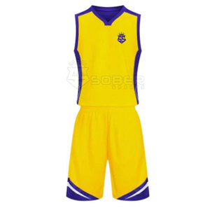Uniforme de Baloncesto Personalizable para Hombre, Tallas Grandes, 100% Poliéster, Secado Rápido, Transpirable, Diseño con el Último Logotipo Impreso, MOQ Bajo - Product Image 1
