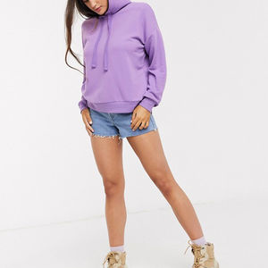 Haut court à capuche tricoté 100 % coton confortable et léger à manches longues pour femme – Collection Hiver 2026 - Product Image 5