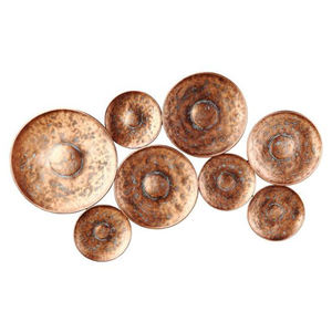 รูปปั้นตกแต่งผนังแผ่นโลหะเคลือบหลายสีสำหรับปาร์ตี้งานแต่งงาน - Product Image 1