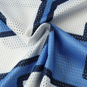 Maillot de football personnalisé à col en V, imprimé par sublimation, en mesh, avec nom/numéro, respirant, anti-humidité, 100% polyester, tailles adultes - Product Image 6