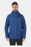 Veste de pluie imperméable coupe-vent à capuche pour homme, réversible, respirante, séchage rapide, 100% polyester, vêtements d'extérieur pour l'hiver