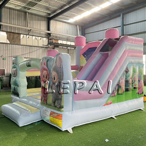 Château gonflable le plus populaire, qualité commerciale, équipement de <span class=keywords><strong>location</strong></span> <span class=keywords><strong>pour</strong></span> fêtes d'enfants, Hupfburg avec souffleur d'air - Product Image 3