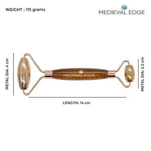 ลูกกลิ้งไม้ทองแดงบริสุทธิ์สำหรับนวดใต้ตาเพื่อรักษาริ้วรอย - Product Image 2