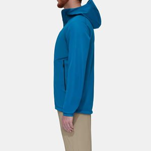 Chaqueta cortavientos con capucha y cremallera de diseño personalizado para hombre Chaqueta cortavientos para exteriores de Primavera de alta calidad para hombre - Product Image 2