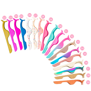 Pince à épiler en acier inoxydable Pinzette, applicateur de cils, volume de haute qualité - Product Image 2