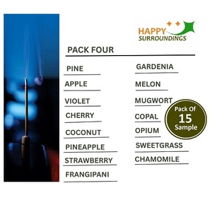 Pack d'échantillons naturels de bâtonnets d'encens Dhoop approvisionnement en gros au premier prix boîte d'emballage d'encens encens indien - Product Image 5