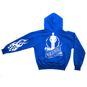 Sweat à capuche en coton biologique français éponge de grande taille pour hommes avec broderie et impression personnalisées Sweats à capuche pour garçons - Product Image 4