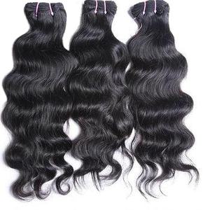 Vague naturelle en vrac et extensions de cheveux humains à vague profonde lâche Bundles Lace Front Perruques d'Inde - Product Image 1