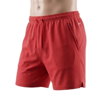 Shorts Bermuda en nylon respirant à séchage rapide pour homme, avec cordon de serrage à la taille et poches latérales, style décontracté sport d'été