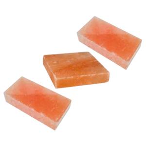 Carreaux de sel rose de l'Himalaya comestibles écologiques de qualité alimentaire de Sian Enterprises sculptés Feng Shui pour améliorer la cuisson des grillades - Product Image 1