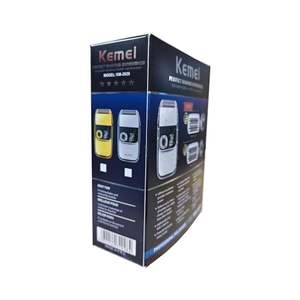 Rasoir électrique sans fil rechargeable pour homme avec double lame, affichage USB, tondeuse à barbe lavable, étui de voyage - Product Image 2