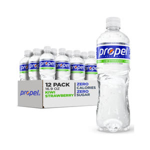 Propel Zero Calorie Sports Drink Kiwi Strawberry Flavor 16,9 FlOz Botella con electrolitos Vitaminas C & E 12 Count Box para bebés - Product Image 1