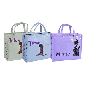 ถุงช้อปปิ้งผ้า PP ทอ พร้อมแถบตีนตุ๊กแก ปรับขนาดและหูหิ้วได้ตามต้องการ - Product Image 2