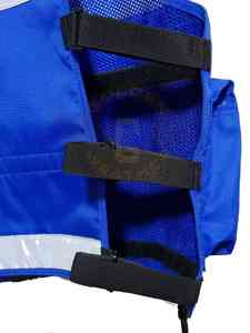 Chaleco de Seguridad Reflectante de Alta Visibilidad para Trabajo en Carreteras, Ropa de Seguridad para la Comunidad, Uniforme de Guardia de Seguridad Negro, Chaleco Táctico - Product Image 4