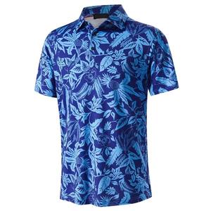 Jersey de tendencia de verano con estampado 3D de árbol de hojas florales para hombre, camiseta informal de manga corta de gran tamaño para Polo, camiseta de vacaciones - Product Image 5