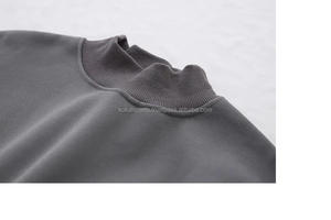 เสื้อสเวตเชิ้ตโอเวอร์ไซส์ผ้าฝ้ายคอกลมพิมพ์ลายออกแบบได้ตามต้องการสำหรับทุกเพศ - Product Image 4