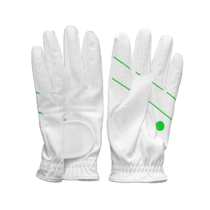 Gants de golf respirants en PU pour hommes et femmes avec logo personnalisé Conception légère unique pour la paume imprimée de la main gauche et droite - Product Image 5