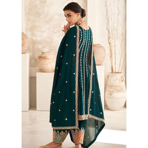 Trajes de fantasía para mujer Salwar Kameez paquistaní de buena calidad, traje pesado étnico, costura Punjabi disponible, trajes de lujo al por mayor - Product Image 3