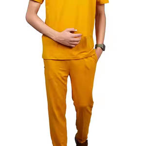 Pantalones y camisetas transpirables de manga corta color liso último diseño ropa informal a la venta - Product Image 6