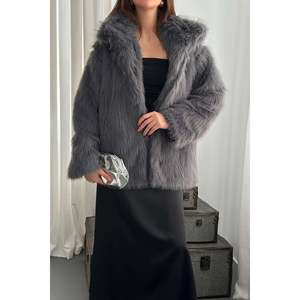 Veste doublée en fausse fourrure anthracite - Anthracite - Product Image 5
