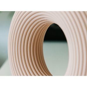 Sculptural Ambiglobe <b>LED</b> Vase Geometric Faceted 3D Printed Design 2700K Warm White Light Electric Powered for Hotel Modern - Product Image 3