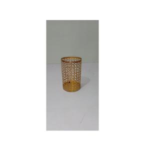 Portavelas Votivo de Metal Hecho a Mano, Linterna de Hierro Perforado para Velas de Té con Patrón Decorativo para Decoración del Hogar y Bodas - Product Image 2