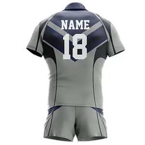 Vêtements de football rugby personnalisables Ensemble de vêtements de sport confortables et respirants avec la dernière marque privée et uniformes OEM - Product Image 2