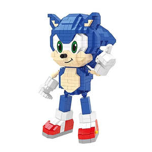 Sonic Hare Sonic Construction <b>Blocks</b> 1:8 Scale Plastic DIY Assemble Educational Toy for Kids Creative <b>Building</b> <b>Blocks</b> - Product Image 3