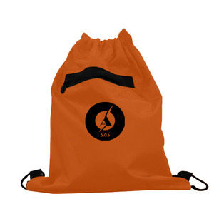 Bolsa Saco paquete Logotipo personalizado Mochila con cordón Nailon resistente al agua para gimnasio Compras Deporte Yoga Fútbol bolsas con cordón - Product Image 2