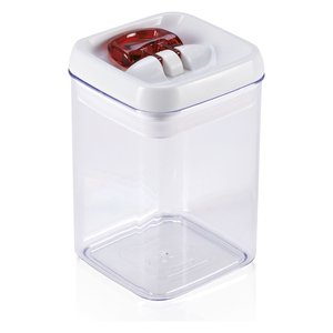 Barattolo plastica (800ml) FRESH & EASY Blanc et Transparent 31208 - Product Image 1