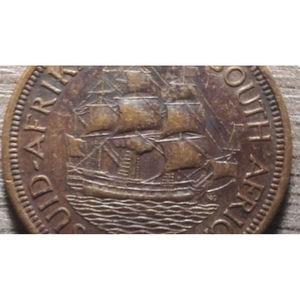 1959 una carta da collezione Suid Afrika da un Penny - Product Image 1