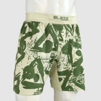 Blaze Fight Wear Vente en gros Short MMA léger personnalisé BJJ Fight Wear Four Way Stretch No Gi Training Short avec taille moyenne