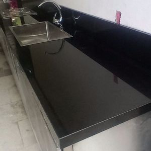 Azulejos elegantes de mármol negro para decoración de baño de lujo - Product Image 1