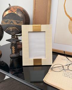 Cadres photo colorés faits à la main en os incrusté avec des motifs géométriques et traditionnels, décoration de chambre - Product Image 6