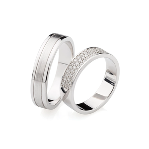 Premium 925 <b>Silver</b> Lab Grown Diamond <b>Wedding</b> Band Comfort Fit Minimalist Daily Wear Engagement <b>Ring</b> Gift for Women <b>Men</b> Luxury - Product Image 2