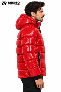 <b>mens</b> premium <b>top</b> quality <b>hooded</b> puffer jacket wholesale <b>mens</b> winter puffer jackets streetwear puffer jacket wholesale <b>mens</b> - Product Image 3