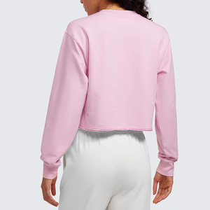 Professionnel fabriqué femmes crop top sweat quantité en vrac personnalisé ODM service top vente femmes crop top sweat - Product Image 4