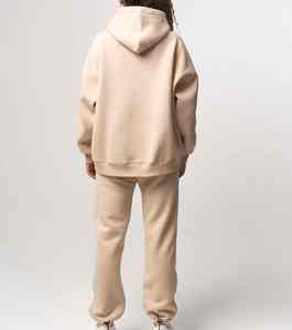 Chándales Personalizados Unisex de Poliéster/Algodón Grueso, Holgados, Invernales, Transpirables, Antibolitas, con Estampado Digital de Lujo - Product Image 5