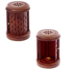 Brûleur décoratif en bois Bakhoor de la meilleure qualité, idéal pour brûler de l'encens, charbon de bois et résine naturelle au quotidien - Product Image 2