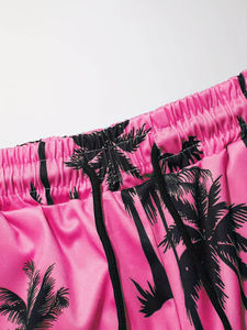 Conjunto de Camiseta y Pantalones Cortos de Verano para Hombre 2025, 100% Algodón, Tejido de Punto Transpirable, Estampado Digital Sólido, Alta Calidad, Unisex - Product Image 6