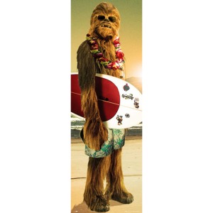 Star Wars Chewbacca Surfin' <b>Poster</b> Wall Decor Made of Paper - Product Image 1