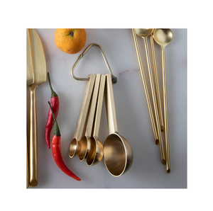 Cuillère doseuse en laiton, cuillère doseuse pour lait en poudre, usage quotidien, cuillères design, taille personnalisée - Product Image 1