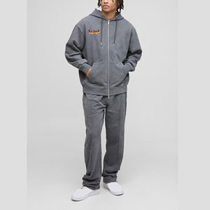 Chándales Deportivos de Invierno para Mujer, de Alta Calidad OEM, con Capucha, Gruesos, de Poliéster/Algodón, con Logotipo Personalizado, Color Sólido, Ropa Urbana - Product Image 6